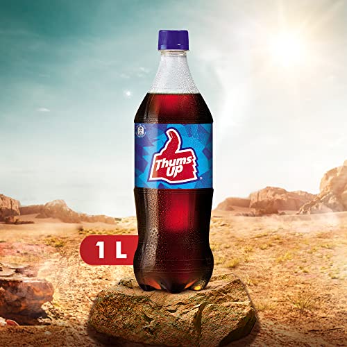 Image of Thums Up Cola Cold Drink | Soft Drink With Strong Taste | Spicy & Fizzy Cold Drink | Pet Bottle, 1 L