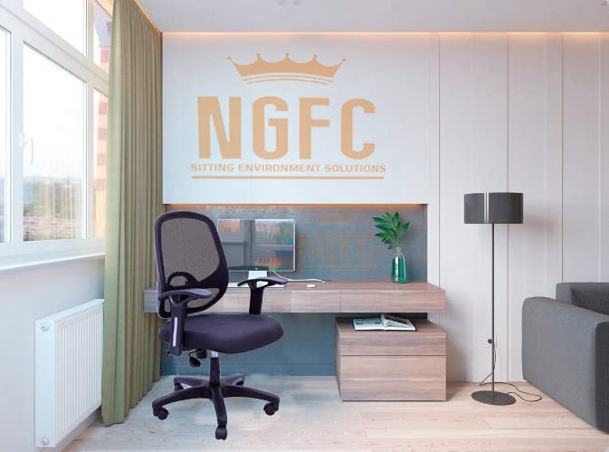 Image of NGFC Ergonomic Mesh Task Chair - Adjustable Height and Tilt Office Chair with Lumbar Support and Armrests
