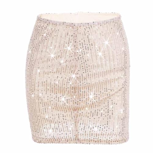Zoestar Sequin Mini Skirt Glitter Disco Rave Outfits Skirts for Women3