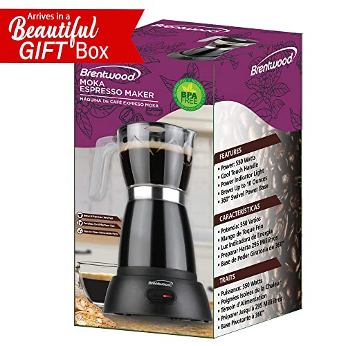 Brentwood TS-119BK Electric Moka Pot Espresso Machine thumb #6