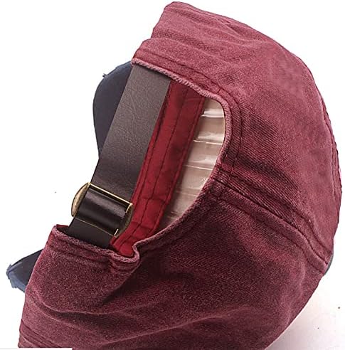 Elwow Men's Distressed Baseball Cap Retro Trucker Hat Outdoor Sports Sun Hat - Image 3