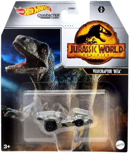 Hot Wheels Jurassic World Set 4 Vehículos a Escala miniatura 5