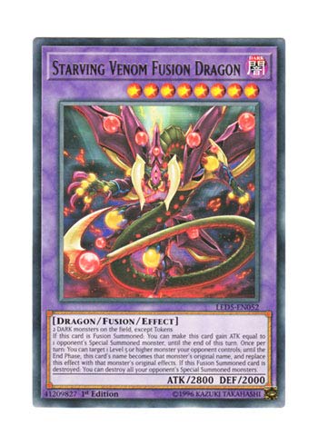 Amazon.co.jp: 遊戯王 英語版 LED5-EN052 Starving Venom Fusion