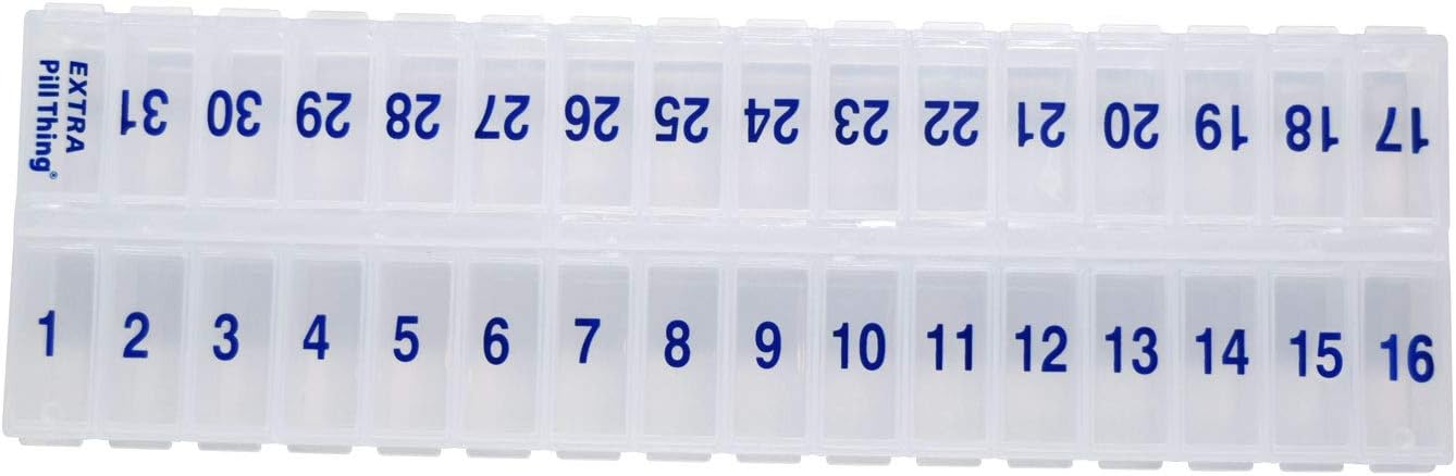 pill thing Once a Day Monthly Organiser