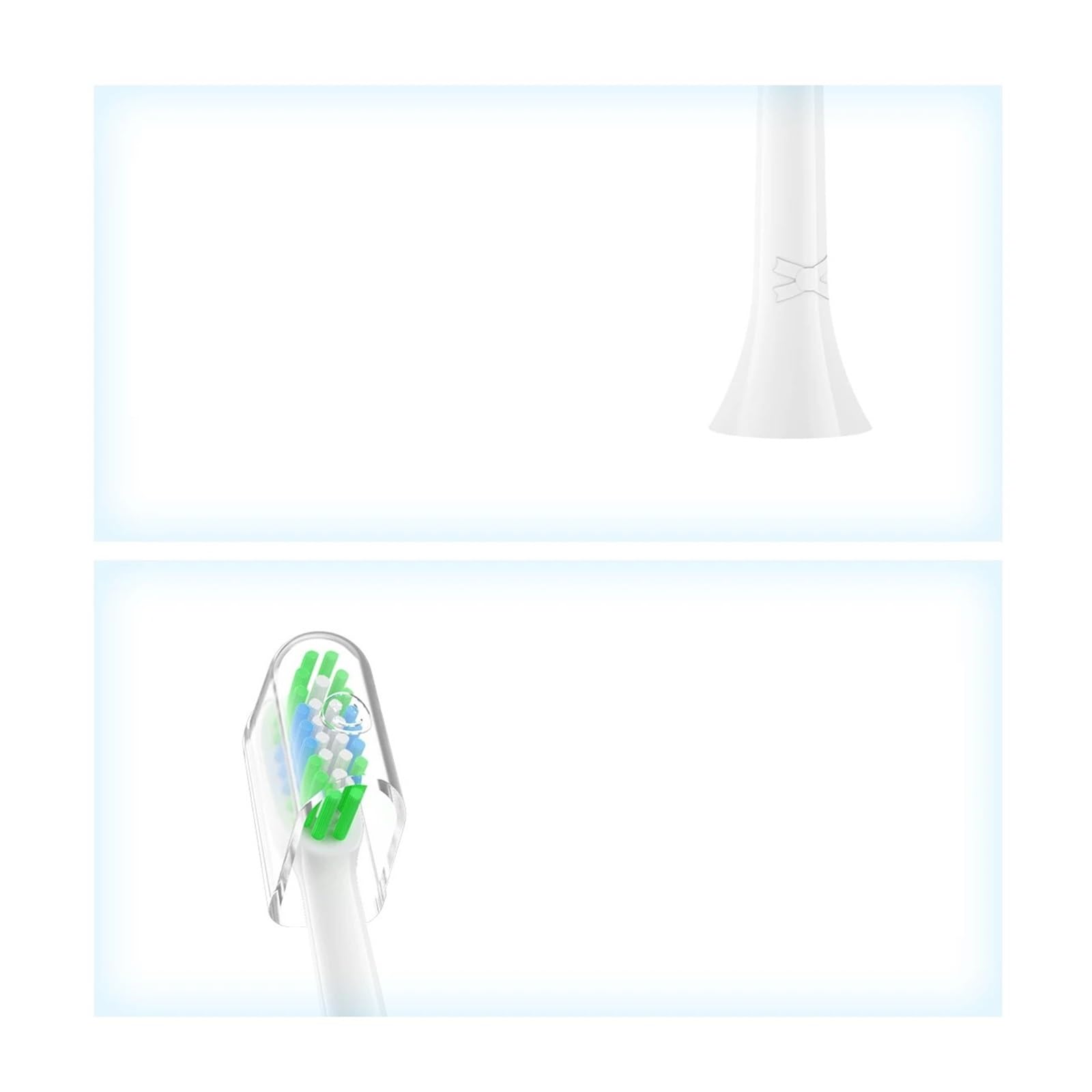 HB10 Bürstenköpfe, kompatibel mit Philips, 4/8/12/20PCS | Zahnbürstenköpfe aus Kunststoff für täglichen Wechsel und Mundpflege für Erwachsene(20HB10)