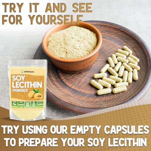 Image of XPRS Nutra Soy Lecithin Powder Food Grade Fat Emulsifier - Suitable for Cooking, Baking and More - Vegan Friendly Soy Lecithin Powder Cooking Aid (8 Ounce)