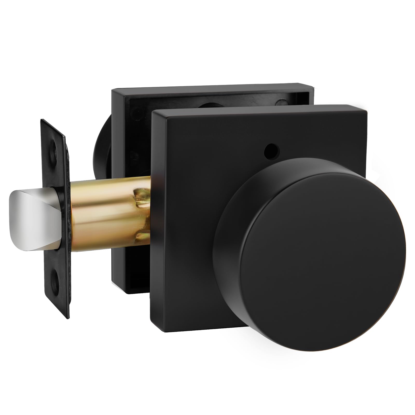 Goldenwarm Matte Black Door Knobs - 6 Pack -19 Goldenwarm Matte Black Door Knobs - 6 Pack -19