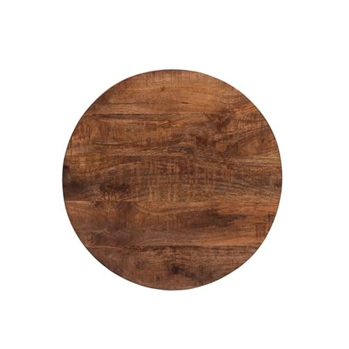 Powell Furniture Linon Reid Small Wood And Metal Drum Table With Storage In Pewter #TOP3