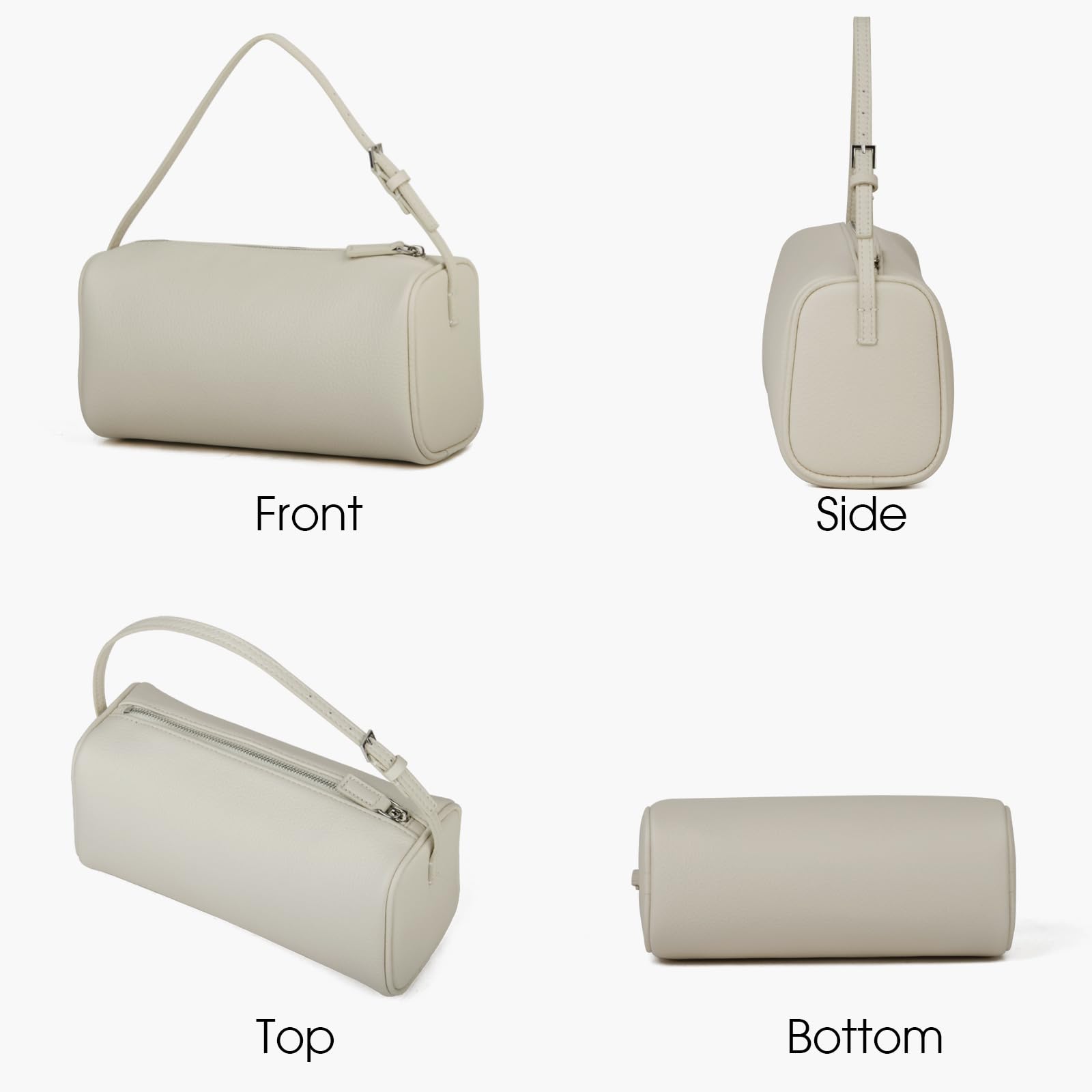 DONNAIN Borsa a Mano di Alta Qualità in Pelle per Donna, Borsa a Tracolla, Borsa a Mano in Pelle per donna, Borsa a Tracolla Regolabile in pelle, Borsa in Pelle autentica per donna, Hobo bag