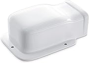 3" Entry Wall Cover Line Cover Set Parts PVC Accessory for Decorative for Ductless Mini Split, Central AC and Heat Pumps, White