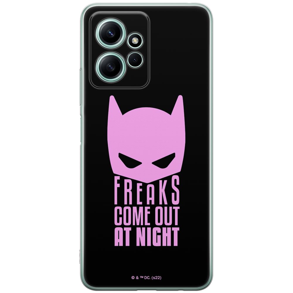 ERT GROUP mobile phone case for Xiaomi REDMI NOTE 12 4G original and officially Licensed DC pattern Batman 052 optimally adapted to the shape of the mobile phone, case made of TPU