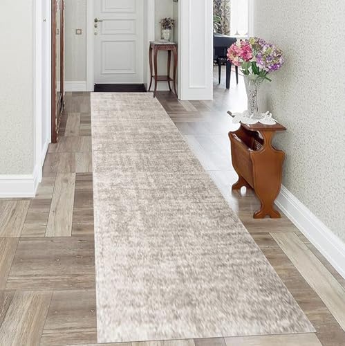 Tapis de passage extra long lavable avec dossier antidérapant moderne