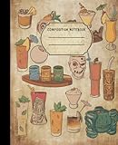 Composition Notebook: Vintage Botanical Totem Cup Illustration | Aesthetic Journal For College, Students, School, Work, Office | Wide Lined
