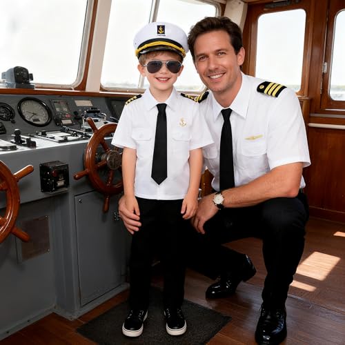 Disfraz de Capitán Náutico Infantil con Accesorios miniatura 4