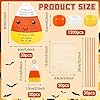 UPINS 30 Sets Halloween Candy Corn Beads Craft Religious Halloween Beads Wristband DIY Craft for Church Activity Sunday Party Supplies #1