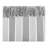 Acomoda Textil – Colcha Multiusos para Sofá y Cama, Mandala con Flecos para Jardín, Playa y Piscina 210x240 cm. Tapiz Decorativo Pared, Manta Foulard Práctica, Cómoda y Grande. (Gris)