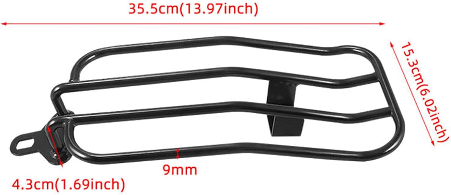 Motorcycle Rear Luggage Rack Support Shelf Tail Rack Support Bracket Fit for Kawasaki Eliminator 450 500 EL450 2024-2025