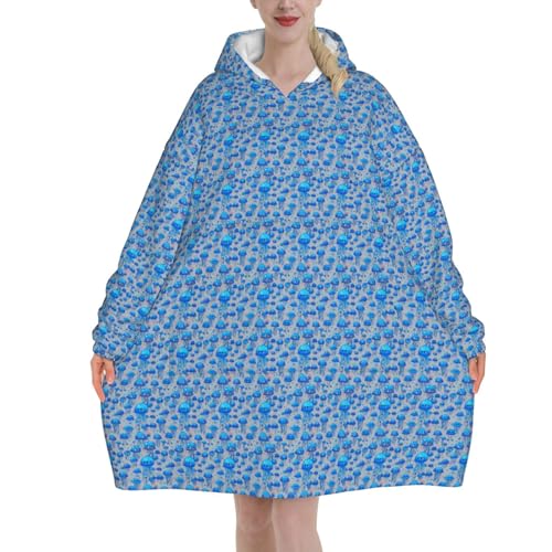 Plaid méduse coloré grand format idéal pour vos soirées cocooning au salon