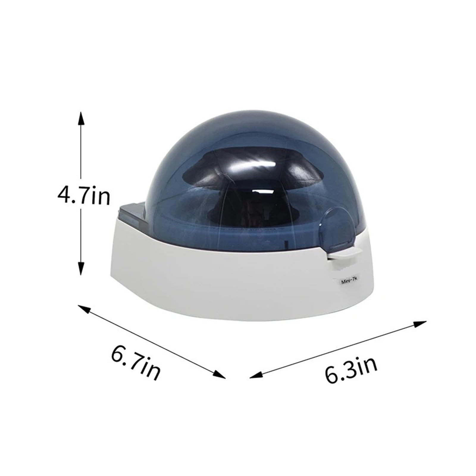 Minicentrífugas de 7000 RPM, centrífuga de sobremesa de bajo ruido, con motor de CC, máx. 2680 x g Control de velocidad