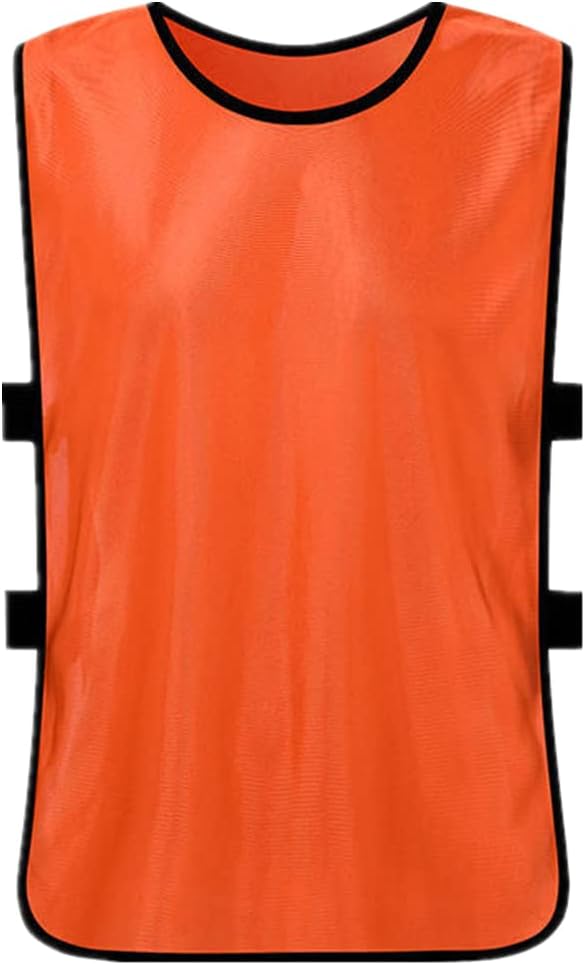 DreamHigh Team Sports Training Pinnies Scrimmage Vests for Kids, Youth and Adults (12 Pcs Pack)