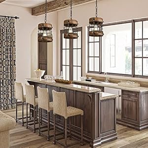 Retroindustrialmetalandwoodfarmhousechandeliers1lightroundcagependantlightfixturesforfarmhousekitchenislandfoyerhallwaybardiningroomrestaurantbrown2pack Urban Country Home Decor Retro industrial metal and wood farmhouse chandeliers 1 light round cage pendant light fixtures for farmhouse kitchen island foyer hallway bar dining room restaurant brown 2 pack urban country home decor