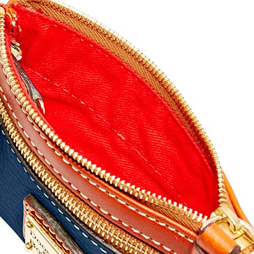 Dooney & Bourke Wallet, Pebble Grain Coin Case - Midnight Blue #TOP2