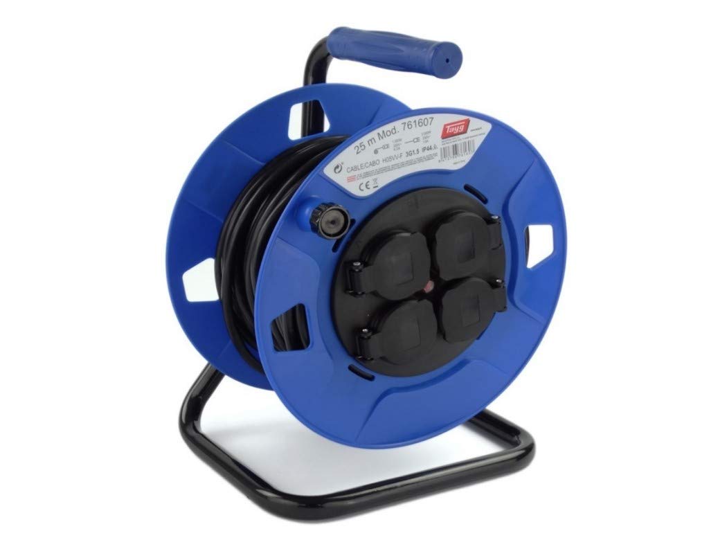 Tayg Light ENROLLACABLE 25M, 3x1,5MM 3000W Y PROTECCIÓN IP44