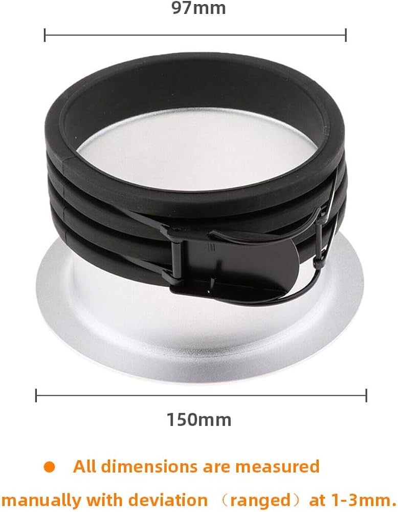 AMBITFUL152mmリングアダプター Profotoマウント、AMBITFUL AL-16 フォーカライズコニカルスヌートオプティカルコンデンサー に適しています (Profotoマウント)