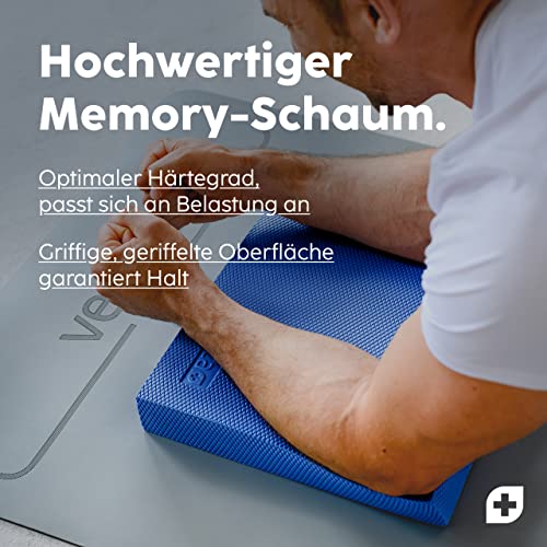 Vesta+ Balance Pad XXL + APP, Wackelpad und Gleichgewichtskissen - Balance Pad Physiotherapie für das Plus in Deinem Training, Balancepad, Gymnastik Kissen, Balance Matte