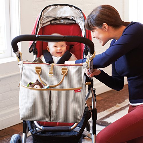 Bolsa Maternidade, Coleção Duo Limited Edition, Skip Hop, Bege, 33 x 11 x 35 cm