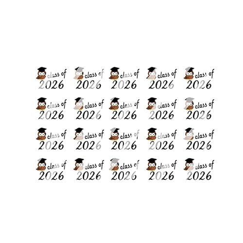 Class of 2026 Graduation Nail Art Decals - Waterslide Nail Decals