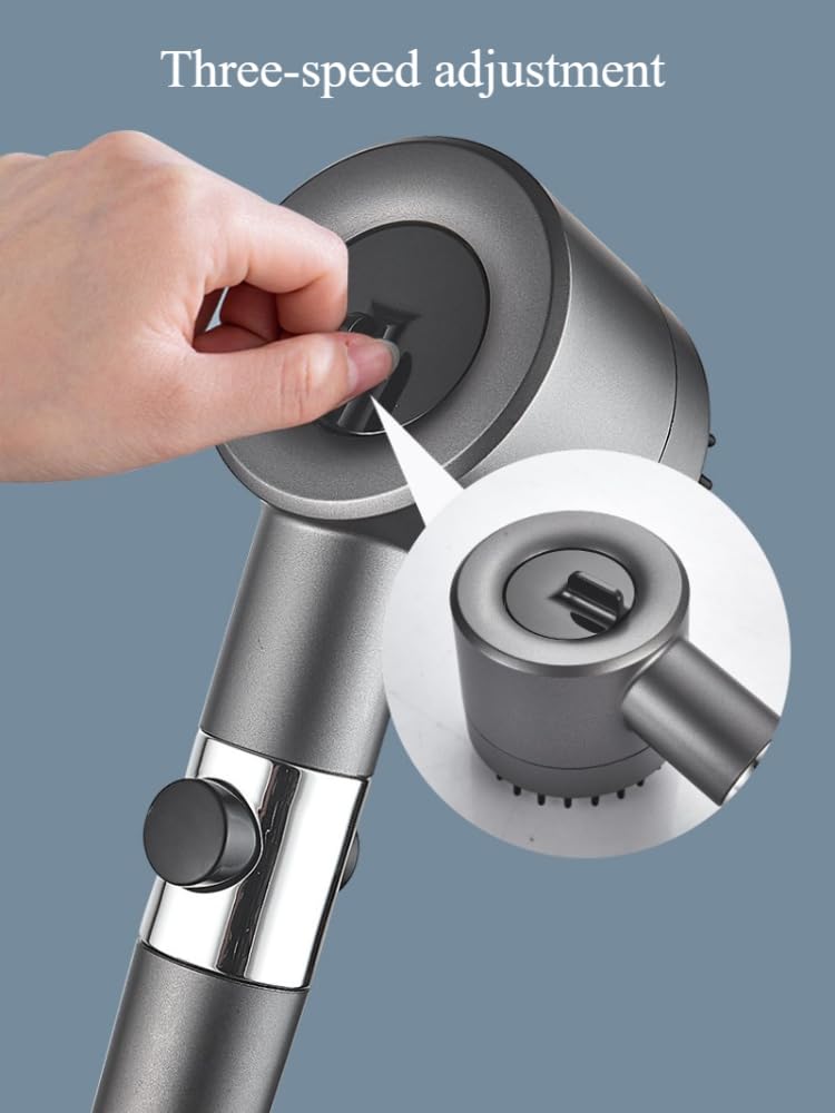 Filtered Showerhead™ - Cabezal de ducha con filtro de agua de alta presión de 1,5 m para una experiencia de ducha limpia y sin cloro, fácil de instalar, estilo spa