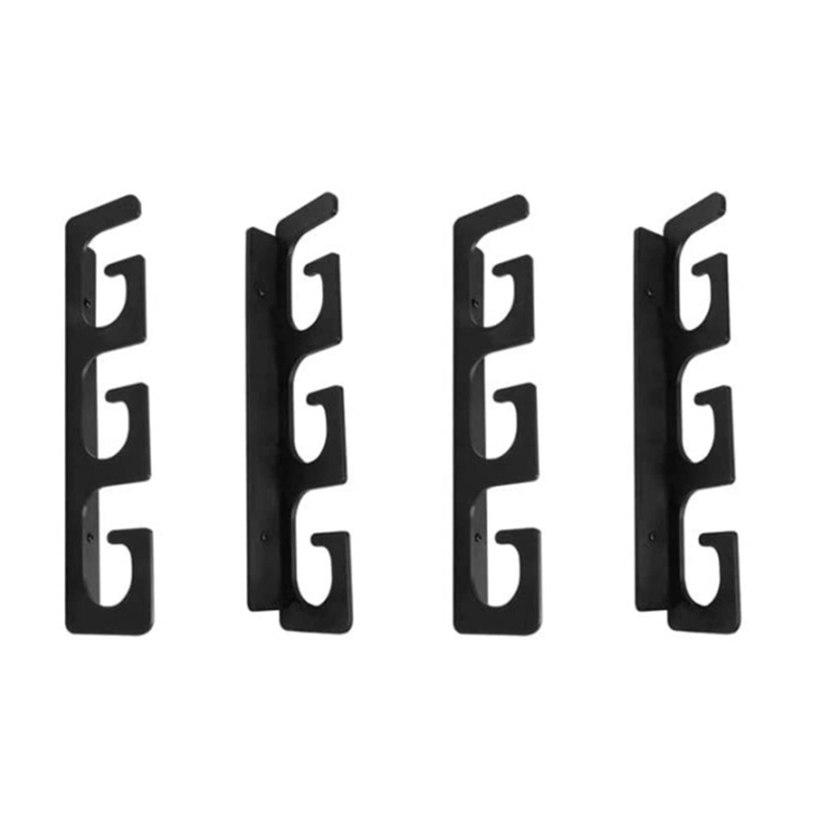 NPYQ Rod Holders Acrylic Wall Mounted Storage Rack for Fishing Pole Holds 6 Rods Garage Holder Holders