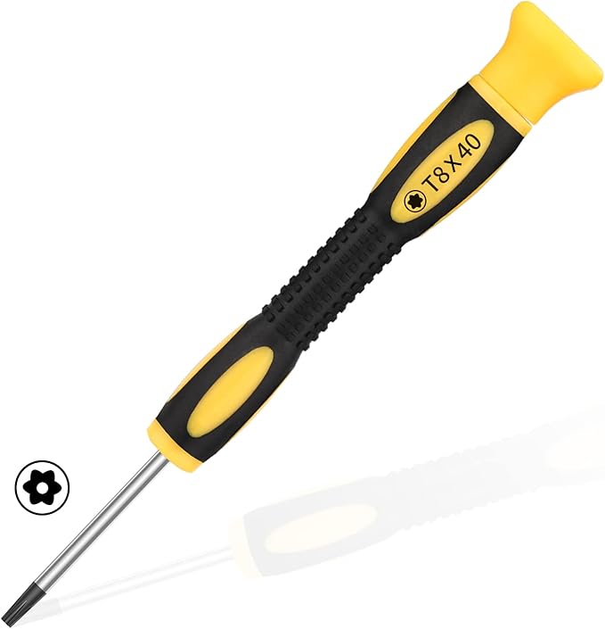 Torx T8 Screwdriver for PS5 Repair, Mellbree T8 Precision Screwdriver with Magnetic Tip
