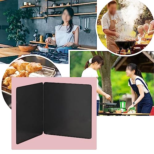 Pare-Graisse en acier pliable pour cuisinière et barbecue