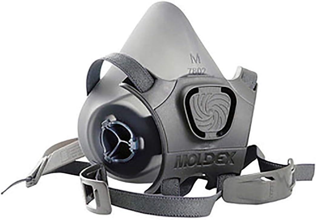 Moldex Half Mask Respirator, 7800, Not Rated, Bayonet, Size, S 0 Cartridges Included 7801-1 Each