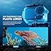 Neewer 197ft/60m Waterproof Diving Housing Compatible with DJI Osmo Action 5 Pro/Action 4/Action 3 Cameras, Ultra Transparent Protective Case with 6 Anti Fog Inserts for Underwater Photography, WP5