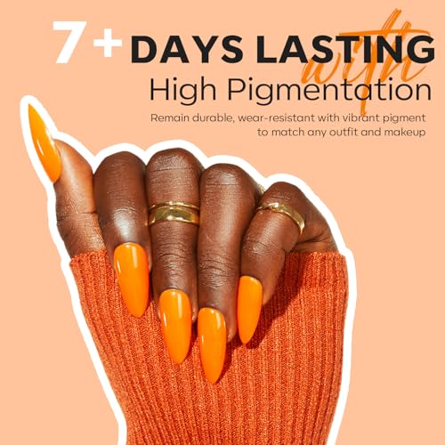 Image of modelones Fall Nail Polish Set, 6 Colors Quick Dry, Nail Art Kit