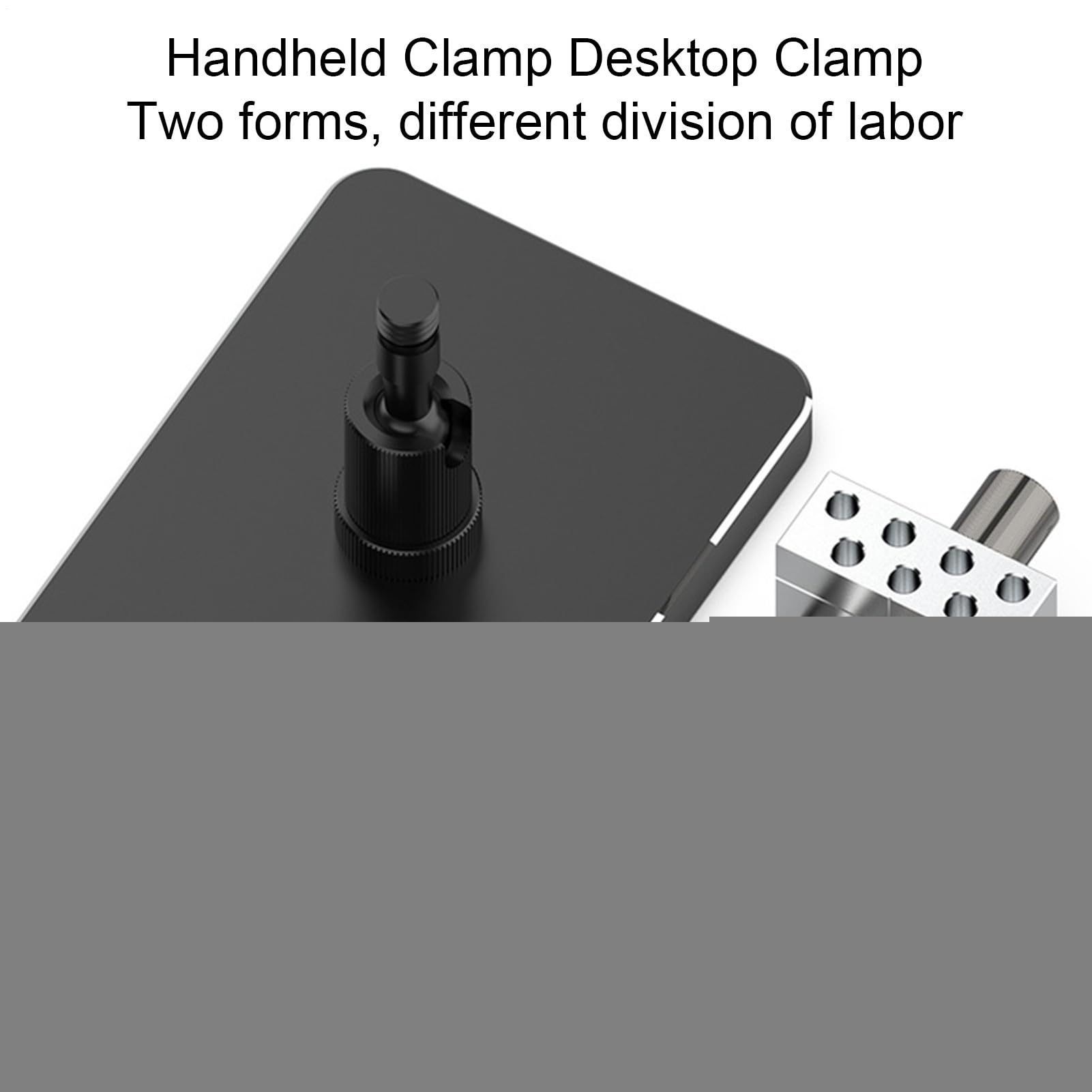 Mini étau de table 2 en 1 - Outil de précision antidérapant à dégagement rapide - Pour garage, fabrication de bijoux, atelier, travail des métaux
