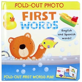 Hardcover Fold-Out Photo First Words Book