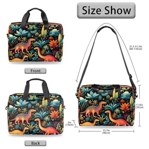 Maletín para portátil 15.6-16 pulg con diseño dinosaurio miniatura 6