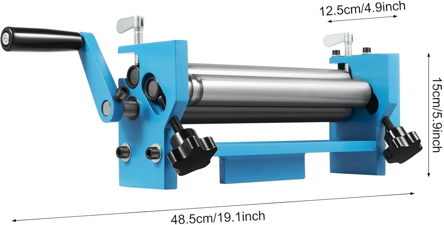 Macchina piegatubi manuale, 300 mm, azionata a mano, per acciaio inossidabile, alluminio, lamiera di rame, officina fai da te