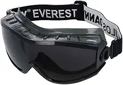 Óculos de Proteção EVEREST SteelPro Danny Ampla Visão Antiembaçante CA 19628