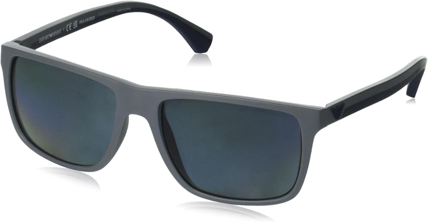 Emporio Armani mens Ea4033 Square Sunglasses