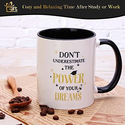 Giftamaz 2023 Graduation Gifts Set For Her, Congrats Grad Gift Basket Set Include Coffee Mug, Keychain, Bracelet, Candle & Flower For Senior College Graduated Women Girl Congratulations Birthday Gifts #TOP2