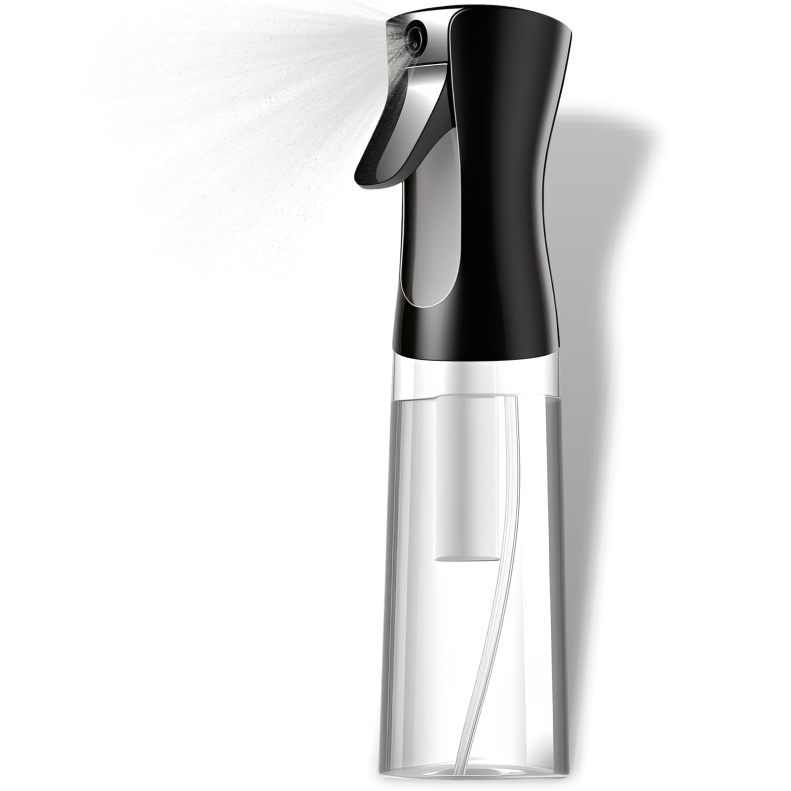 Spruzzino per Capelli 200 ml Spruzzino Nebulizzatore a Nebbia Continua Ultra Fine, Riutilizzabile con Design a Prova di Perdite Antigoccia, Animali Domestici e Pulizia per capelli (Buio pesto)