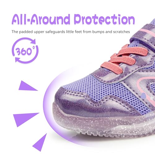 Zapatillas de tenis SKYWHEEL cómodas y ligeras con luces para niños 4