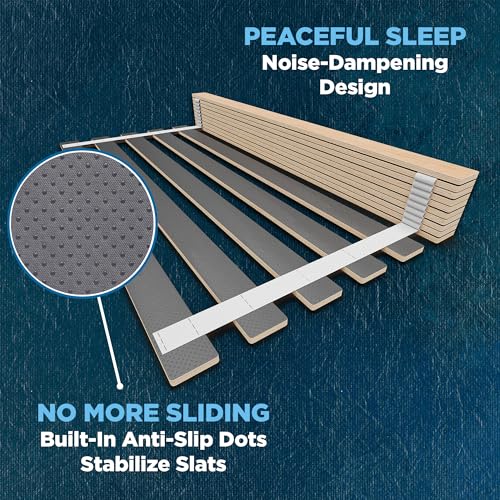 Meliusly Queen Bed Slats 60x80 – Heavy Duty 0.6 Inch Thick Replacement Wood Slats for Queen Bed Frame, Slatted Bed Base with Under 2.5 Inch Spacing, Wooden Mattress Support Slats for Platform Bed by Meliusly - Image 8