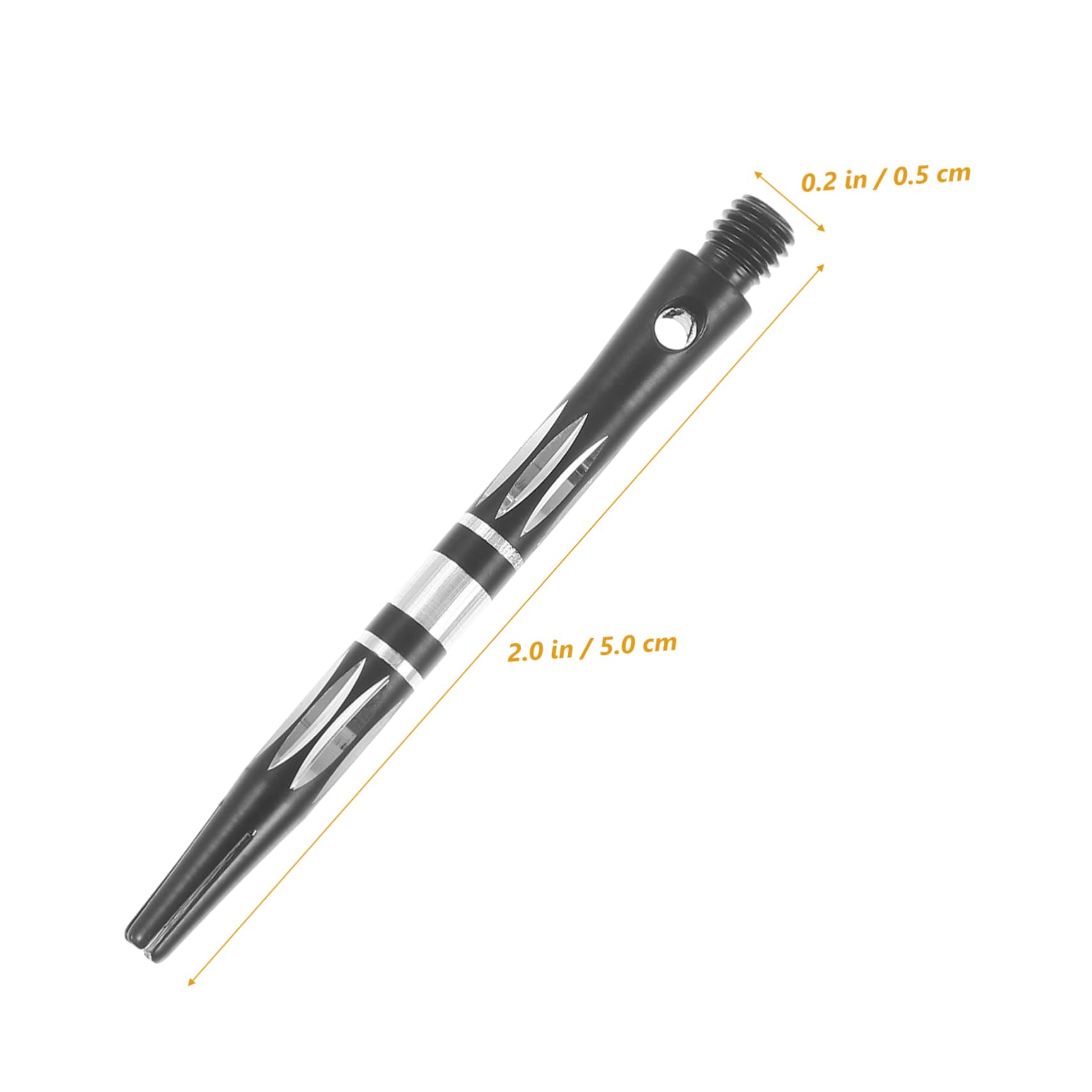 BRIGHTFUFU 5pcs Metal Shafts Toy Accessories Threaded Shafts Replacement for Plaything Sturdy and Easy Install