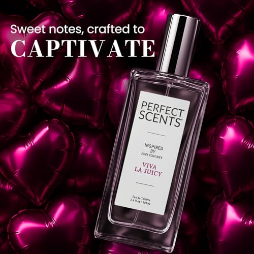 Image of Perfect Scents Fragrances, Inspired by Juicy Couture's Viva La Juicy, Women's Eau de Toilette, CLEAN, Vegan, Paraben-Free, Phthalate-Free, Never Tested on Animals, 3.4 Fluid Ounces